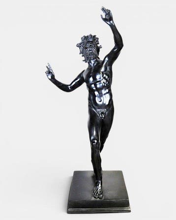 sculptuur, IL FAUNO DANZANTE - 85 cm - Brons, Antiek en Kunst