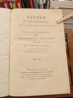 Anonimo - Tavole di ragguaglio fra le nuove e le antiche