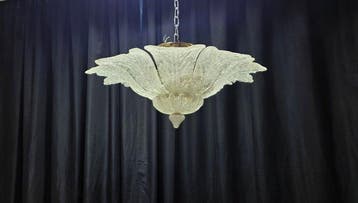 Plafondlamp - Foglina - Muranoglas - 7 lampen, Antiek en Kunst
