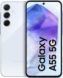 Samsung Galaxy A55 5G Dual SIM 128GB awesome iceblue, Zonder simlock, Android OS, Zonder abonnement, Verzenden