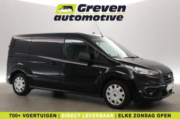 Ford Transit Connect 1.5 EcoBlue L2 100PK  3 Zits  Airco, Zwart, Nieuw, Ford, Te koop
