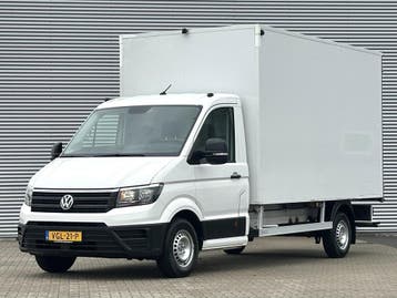 Volkswagen Crafter 35 2.0 TDI Bakwagen met deuren MARGE btw, Stof, Gebruikt, Volkswagen, Wit