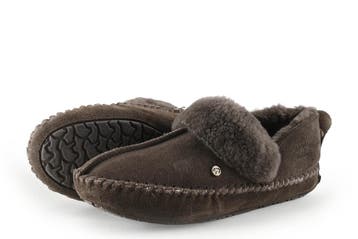 Warmbat Pantoffels in maat 41 Bruin, Bruin, Verzenden, Warmbat, Zo goed als nieuw