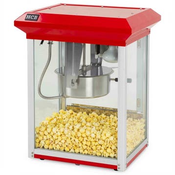 HCB Popcornmachine - compact - rood - 230V, Verzenden, Nieuw in verpakking, Overige typen