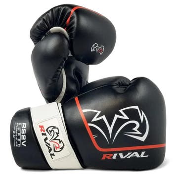 Rival RS2V Bokshandschoenen Zwart – Premium Super Sparring G, Nieuw