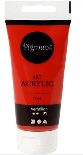 Allesverf acryl semi glanzend dekkend primair rood vermilion, Ophalen of Verzenden, Nieuw
