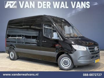 Mercedes-Benz Sprinter | 314 CDI 143pk L2H2 Euro6 Airco |, Gebruikt, Euro 6, Zwart, Mercedes-Benz