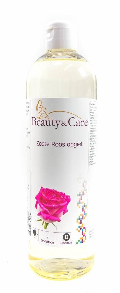 Beauty & Care Zoete Roos opgiet 500 ml.  new, Sport en Fitness, Sauna, Fins of Traditioneel, Toebehoren, Nieuw, Ophalen of Verzenden