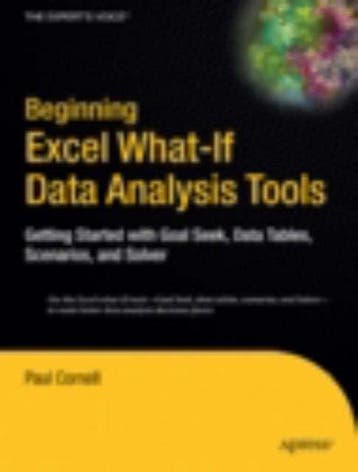 Beginning Excel What-if Data Analysis Tools - Paul Cornell, Verzenden, Gelezen, Paul Cornell