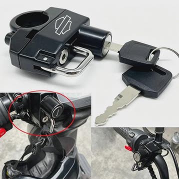 Universeel Motor Helm Slot Anti-diefstal met Beugel, Verzenden, Nieuw