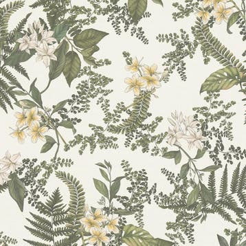 Profhome 394243-GU Bloemen behang floral mat wit, Verzenden