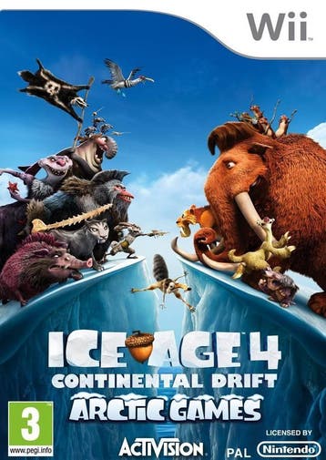 Ice Age 4: Continental Drift Arctic Games - Nintendo Wii, Avontuur en Actie, 1 speler, Eén computer, Zo goed als nieuw