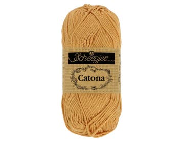 Scheepjes Catona 50g - 179 Topaz - Haakgaren / Breigaren, Ophalen of Verzenden, Nieuw, Breien of Haken, Wol of Garen