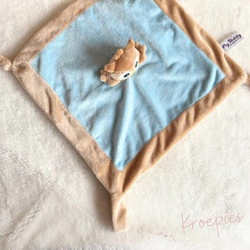 My Teddy speendoek knuffeldoek uil | Blauw met bruin, Verzenden, Nieuw