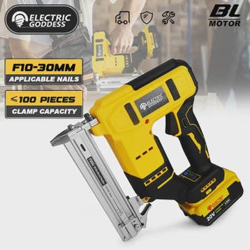 Draadloze Elektrische Tacker 10-30mm met Verstelbare Diepte, Verzenden, Nieuw