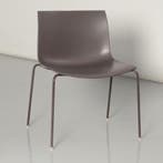 Arper Catifa 46 design kantinestoel, bruin, 4-poot onderstel, Ophalen of Verzenden, Nieuw