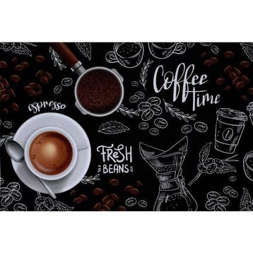 Wandbord - Coffee Time Fresh Beans, Ophalen of Verzenden, Nieuw
