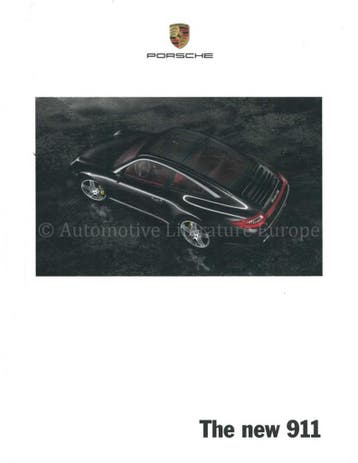 2009 PORSCHE 911 CARRERA & TARGA HARDCOVER BROCHURE ENGELS, Nieuw, Porsche, Author