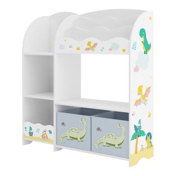 Kinderkast Lysekil open kast 100x93x30 cm dinosaurusmotief [, Kinderen en Baby's, Verzenden, Nieuw