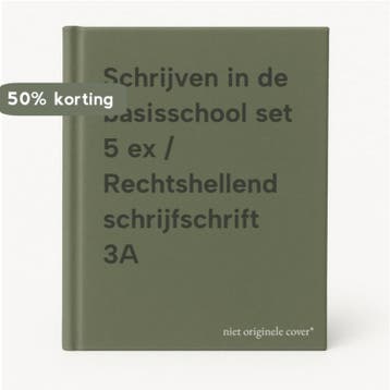 Schrijven in de basisschool set 5 ex / Rechtshellend, Boeken, Schoolboeken, Verzenden, Nieuw