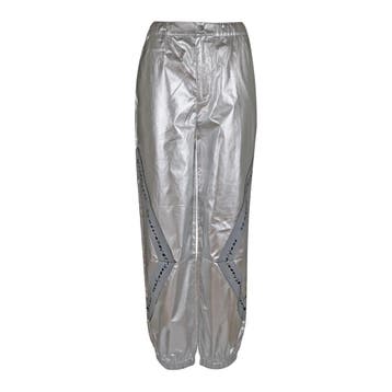 MAC No.1 • zilveren track pants • S, Verzenden, MAC, Nieuw, Maat 36 (S)