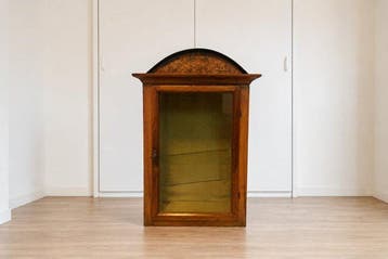 Vitrinekast - Hout, Glas