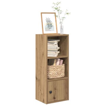 vidaXL Boekenkast 31x24x77 cm bewerkt hout artisanaal, Huis en Inrichting, Minder dan 50 cm, Verzenden, Nieuw, Minder dan 100 cm