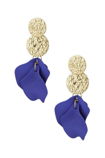 Goudlief Blooming chique oorbellen (Dames sieraden), Sieraden, Tassen en Uiterlijk, Oorbellen, Verzenden, Nieuw, Oranje, Overige materialen