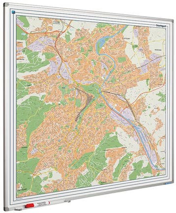 Whiteboard landkaart - Stuttgart, Ophalen of Verzenden, Nieuw in verpakking