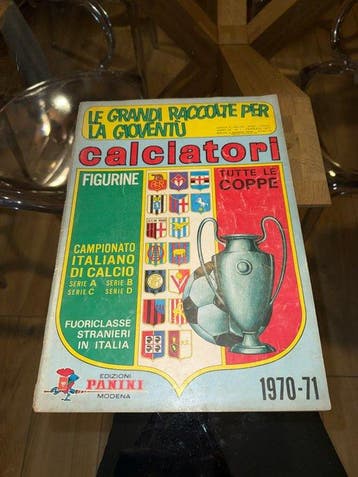 1970/71 Panini Calciatori Original edition - 1 Empty Album -, Nieuw