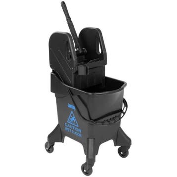 Rolemmer + Wringer | Zwart | 20L | Blauw (Kleurcodering) |, Verzenden, Nieuw in verpakking