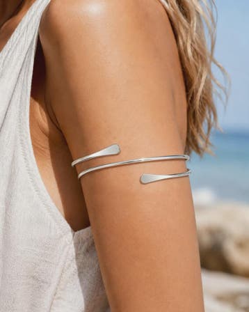 Minimalistische Goudkleurige Bovenarm Armband - Verstelbaar, Verzenden, Nieuw
