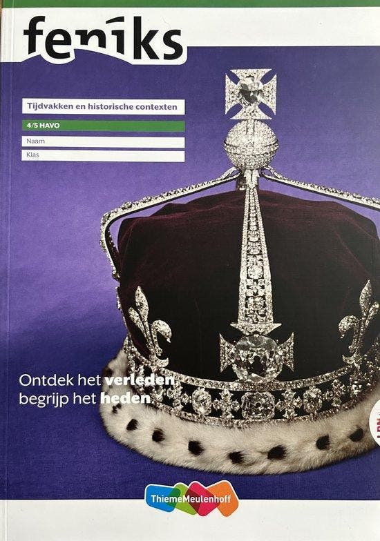 Feniks 4/5 HAVO tijdvakken en historische contexten, Boeken, Studieboeken en Cursussen, Gelezen, Verzenden