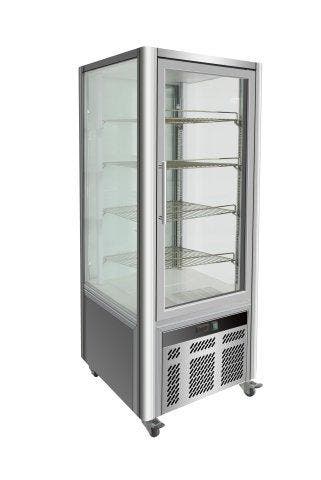 Gekoelde gebaksvitrine 4 x 1/1 GN Roosters - 468 Liter, Verzenden, Nieuw in verpakking
