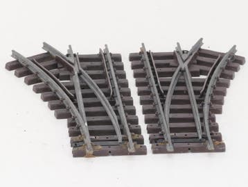 LGB Wisselset R1 1x Links & 1x Rechts ( 12000 & 12100 )...., Gebruikt, Rails, Ophalen of Verzenden, LGB
