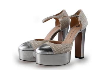 Roberto Festa Pumps in maat 37 Zilver, Pumps, Overige kleuren, Verzenden, Zo goed als nieuw