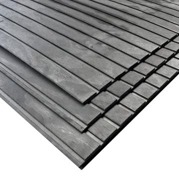 Channelply Rabat Plaat glad zwart 2440x1220mm – Extra smalle, Doe-het-zelf en Verbouw, Ophalen of Verzenden, Nieuw