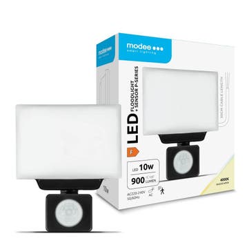 Modee LED Bouwlamp 10W 4000K 900lm Milky Zwart IP65 | met..., Ophalen of Verzenden, Nieuw