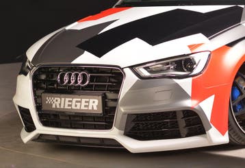 Rieger bumper | geschikt voor Audi A3 / S3 8V 2013-2016 3D/5, Auto-onderdelen, Verzenden, Nieuw, Audi