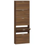 Schoenenkast 59cm | Bewerkt Hout | Retourdeal 35% Korting, Huis en Inrichting, Ophalen of Verzenden, Zo goed als nieuw, Modern