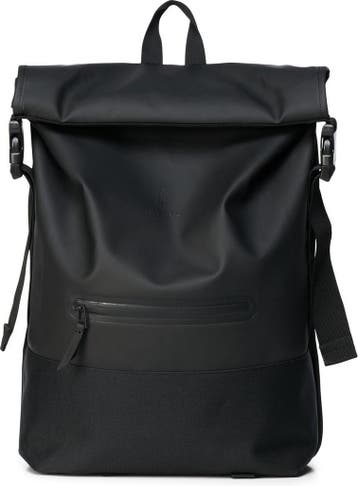Rains Buckle Rolltop Black Unisex - One Size, Sieraden, Tassen en Uiterlijk, Tassen | Rugtassen, Verzenden, Nieuw