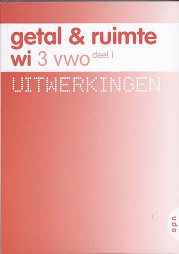 Getal en Ruimte Uitwerkingen 3 vwo deel 1 - C.J. Admiraal, Boeken, Verzenden, Gelezen, C.J. Admiraal