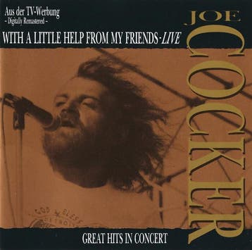 cd - Joe Cocker - With A Little Help From My Friends Live..., Verzenden, Zo goed als nieuw