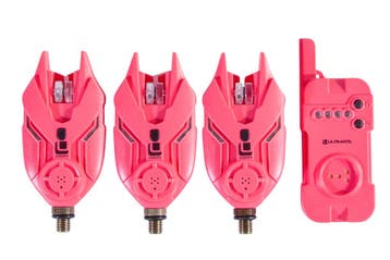 Ultimate E-Tension Pink Bite Alarm Set 3+1, Verzenden, Nieuw, Overige typen
