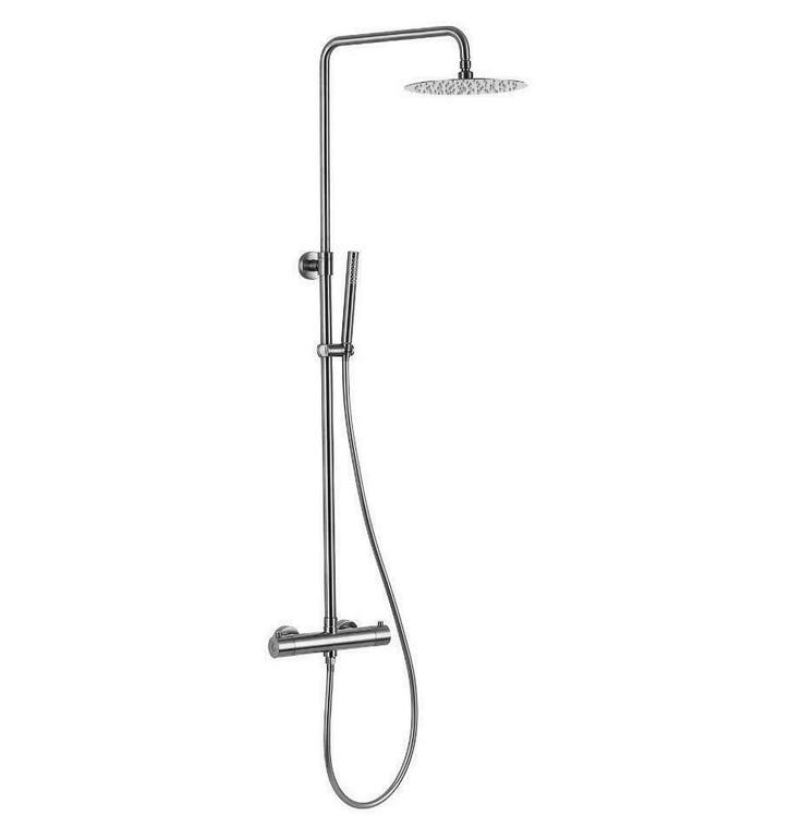RVS Opbouw Regendouche set geborsteld AKTIE ook in goud SALE, Doe-het-zelf en Verbouw, Sanitair, Douche, Nieuw, Ophalen of Verzenden
