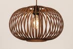 Rietveld Hanglampen - Bruin - Hout, Rotan, Huis en Inrichting, Lampen | Hanglampen, Verzenden, Nieuw