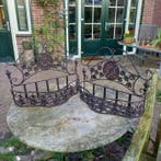 2 Decoratieve Planten Wand Hangers - Mand (2) - Metaal