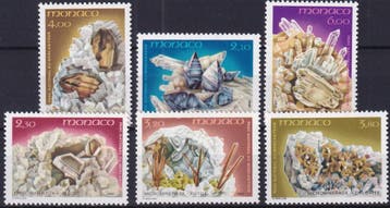 Monaco - 1990 - Mineralen - Postfris, Verzenden, Monaco, Postfris