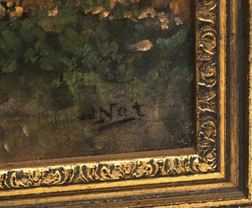 Willem Hendrik van der Nat (1865-1929),Een boerenhoeve