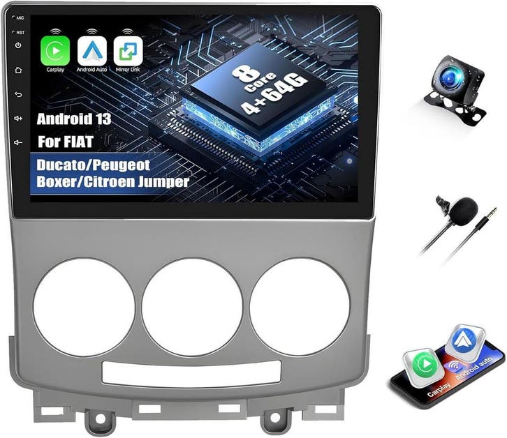 Autoradio 9 inch Android | 8 Core DSP Bluetooth | 43% Kor..., Auto diversen, Autoradio's, Nieuw, Ophalen of Verzenden